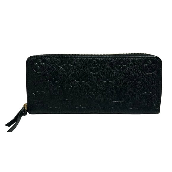 LOUIS VUITTON Portefeuille Clmence Noir Monogram Empreinte - 641-072125 - Picture 1 of 6